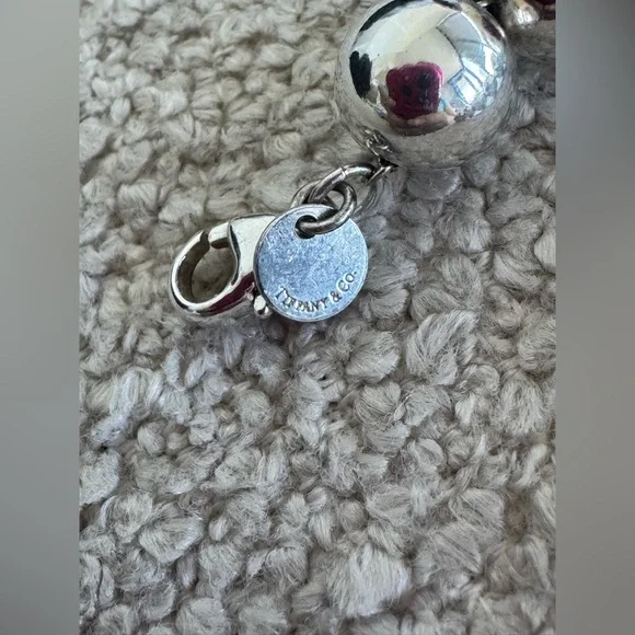 Tiffany & Co Ball Bead 10mm Sterling Silver Bracelet Shiny Excellent Condition - Picture 7 of 8